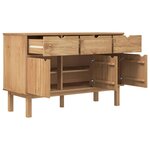 vidaXL Buffet OTTA 114x43x73 5 cm Bois massif de pin