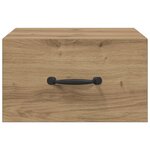 vidaXL Cabinet de chevet avec tiroir Chêne artisan 35 x 35 x 20 cm