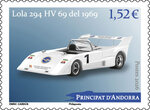 Timbre Andorre - Lola 294 HV 69 del 1969