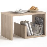 FMD Table basse 2 en 1 59 x 36 x 38 cm chêne