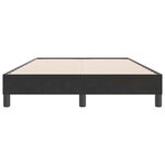 vidaXL Cadre de lit sans matelas noir 120x220 cm velours