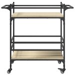 vidaXL Chariot de cuisine chêne sonoma 82x40x78 5 cm bois d'ingénierie