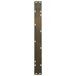 vidaXL Pieds de table à manger en forme de V 2 pièces Acier naturel 80 x (72-73 3) cm Acier