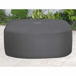Bestway Housse Gris 201 x 201 x 80 cm PVC et POM