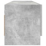 vidaXL Garde-robe gris béton 70x32 5x35 cm bois d'ingénierie