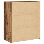 vidaXL Armoire de rangement Bois ancien 80 x 42.5 x 93.5 cm