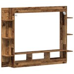 vidaXL Meuble TV Bois ancien 152 x 22 x 113 cm Bois d'ingénierie