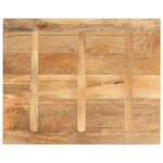 vidaXL Dessus de table 100x80x3 8cm rectangulaire bois massif manguier