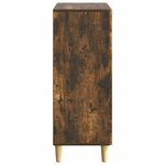 vidaXL Buffet Chêne fumé 66 x 34 5 x 90 cm Bois d'ingénierie