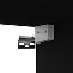 vidaXL Ensemble de meubles TV 8 Pièces Noir Bois d'ingénierie