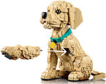 LEGO Icons 11384 Le chiot Golden Retriever articulé pour adultes
