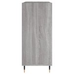 vidaXL Armoire à disques sonoma gris 84 5x38x89 cm bois d'ingénierie