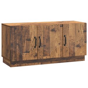 vidaXL Meuble TV Bois ancien 99 x 34 5 x 47 cm Bois d'ingénierie