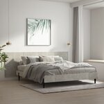 vidaXL Tête de lit murale Gris béton 240x1 5x80 cm Bois d'ingénierie