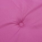 vidaXL Coussins de chaise à dossier haut 4 Pièces rose tissu