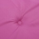vidaXL Coussins de chaise à dossier haut lot de 4 rose tissu