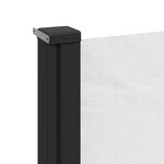 vidaXL Auvent latéral rétractable blanc 180x500 cm