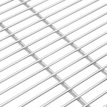 Grille de barbecue vidaXL Argent Ø60 cm Acier inoxydable