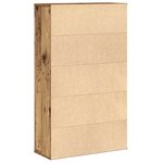 vidaXL Bibliothèque vieux bois 60x24x101 5 cm bois d'ingénierie