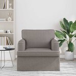 vidaXL Canapé Taupe 84 x 80 x 85 cm tissu