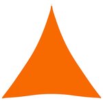 vidaXL Voile de parasol tissu oxford triangulaire 4x4x4 m orange