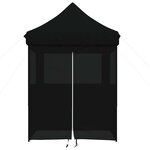 vidaXL Tente de fête Noir 200 x 200 x 306 cm Tissu Oxford