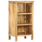 Vidaxl bibliothèque 50x35x90 cm bois solide de manguier