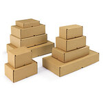 Boîte carton brune avec fermeture renforcée 20x10x10 cm (lot de 20)