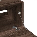 vidaXL Meuble d'évier chêne marron 40x37x59 cm bois d'ingénierie