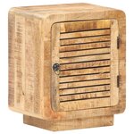 vidaXL Table de chevet 40x30x50 cm Bois de manguier brut