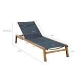Bain de soleil alu Logan marron-gris foncé