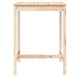 vidaXL Table de jardin 82 5x82 5x110 cm bois massif de pin