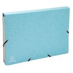 Pochette Trieur Carte Multicolore 12 Compartiments Aquarel - 34x24 5cm - Couleurs Assorties - X 4 - Exacompta