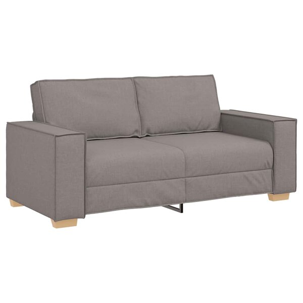 vidaXL Canapé 2 places Taupe 180x78x84 cm Tissu