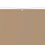 vidaXL Auvent vertical Taupe 100x1200 cm Tissu oxford