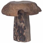 vidaXL Tabouret Naturel 35 x 35 x 35 cm Bois de teck massif