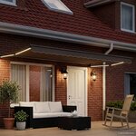 vidaXL Cadre de store rétractable électrique Anthracite 4 × 3 m
