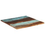 vidaXL Dessus de table carré 80x80 cm 25-27 mm Bois de récupération