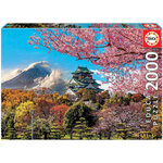 Puzzle - 2000 pièces - Le château d'Osaka au Japon - Educa