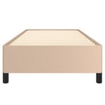 vidaXL Cadre de lit sans matelas cappuccino 90x190 cm similicuir