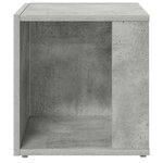 vidaXL Tables d'appoint 33 x 33 x 34 cm Engineered Wood Gris béton