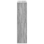 vidaXL Cloison de séparation sonoma gris 100x33x135 cm bois ingénierie