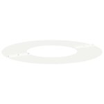 vidaXL Anneau d'arbre plat - Blanc Ø30/60 cm en acier.