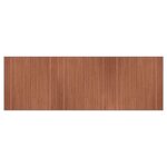 vidaXL Tapis rectangulaire marron 100x300 cm bambou