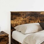 vidaXL Tête de lit Chêne fumé 150 cm Bois d'ingénierie