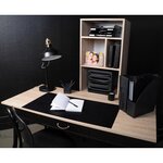 Corbeille-à-courrier MIDI-COMBO noir glossy EXACOMPTA