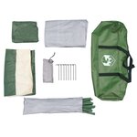vidaXL Tente de toilette vert imperméable