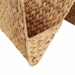 vidaXL Porte-revue 31 x 31 x 31 cm Jacinthe d'eau