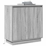 vidaXL Buffet Gris Sonoma 71 x 34.5 x 75 cm Bois d'ingénierie