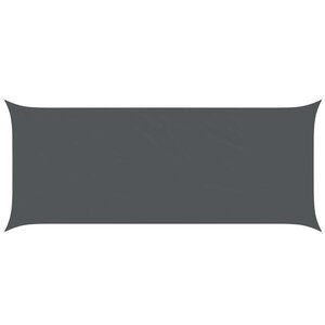 vidaXL Voile d'ombre Anthracite 6 x 2 5 m 100 polyester Oxford